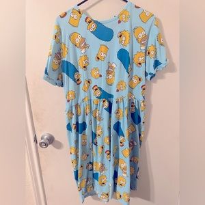 Simpsons tshirt dress. Cake worthy. 2X